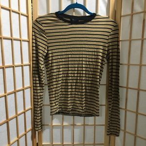 Longsleeve yellow and black striped shirt ***MUST BUY WITH BUNDLE***